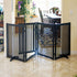 WELLAND Support Feet for 360 Degree Configurable Gate Collection, Espresso, A Pair...