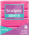 Sculpey III® Polymer Oven-Bake Clay, Pink Glitter, Non Toxic, 2 oz. bar, Great for modeling, sculpting, holiday, DIY, mixed media and school proje...