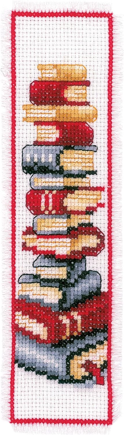 Vervaco Cross Stitch Embroidery Kit for Adults, Cross Stitch Set Pre-printed with Embroidery Design on 100% Cotton Fabric, Embroidery Templates 2,...