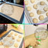 Betus Silicone Baking Mat - Professional Kitchen Food Bakeware (11-5/8" X 16-1/2") - Non-Stick Pastry Sheet Mat for Freezer, Oven, Microwave(2 Pac...