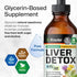 BIO KRAUTER Liver Detox Liquid - Liver Cleanse Detox Liquid Drops - Milk Thistle, Chanca Piedra, Turmeric, Dandelion, Artichoke - Vegan Drops 4 Fl...