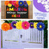 Geyee 18 Pcs Mexican Paper Flowers Colorful Fiesta Tissue Paper Flowers Pom Poms Mexican Carnival Paper Flowers for Floral Party Backdrop Wedding ...