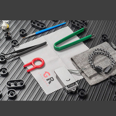 Aluminum Cherry Switch Opener for Kailh Gateron Cherry MX Switches Mechanical Keyboard, with Switch Puller Keycap Puller Lube Pen Tweezer...