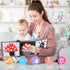 Black and White High Contrast Toys for Baby 0-3 3-6 months Infant Tummy Time Soft Book Sensory Musical Toy 0-2-4-6 month Babies Brain Development ...