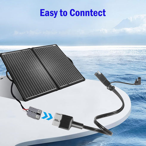 SAE-Adapter to Anderson Connectors SB50 ?for Solar Panels,Solar Generator Portable Power Station...
