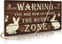 Putuo Decor Funny Rabbit Sign Bunny Rabbit Home Decor Gift Bunny Mom Bunny Lover 12 x 6 Inch (The Bunny Zone) Easter Decorations...