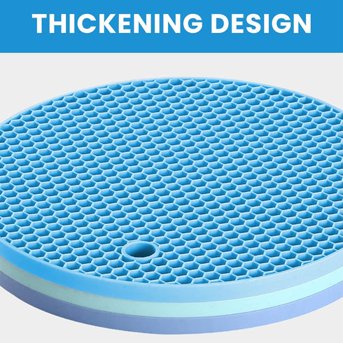 Silicone Trivets for Hot Pots and Pans, 2 Pcs Silicone Hot Pads for Kitchen, Trivets for Hot Dishes, Heat Resistant, Non-Slip Silicone Trivets for...