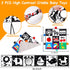 2 PCS Black and White High Contrast Baby Toys 0-6 Months Soft Crinkle Book for Early Education Montessori Sensory Toys for Newborn Brain Developme...