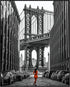 Posterizer 1 pcs-black and white photo-classic urban Manhattan scene 1-Photography Art Gift for Women, Fashionistas, Designer Fashion Fans- unfra...