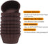 400pcs Mini cupcake liners for baking, Dark Brown parchment mini muffin liners for Mini Cupcake Pans,food grade,non stick,greaseproof for Christma...