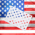 Whaline 7 Pieces American Flag 50 Stars Stencil Template for Painting on Wood, Fabric, Paper, Airbrush, Walls Art, 2 Large, 2 Medium and 3 Small f...