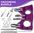 Dog Grooming Hammock - Pet Grooming Hammock with Nail Clippers for Dogs, Nail File, and Dog Bath Brush - Dog Hammock for Grooming with Strong Cent...