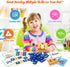 Learning Toys for 3 4 5 Years Old Kids - 116Pcs Short Vowel Letters Sorting Spelling Reading Toy Set with Double-Sided Flash Cards, Preschool Kind...