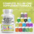 Clean Nutraceuticals Citrus Bergamot 3000mg Red Yeast Rice 6000mg Capsules with Plant Sterols 6000mg - with Hawthorn Extract Olive Leaf Niacin Vit...