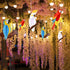TUPARKA 6 Pieces Tropical Birds Honeycomb Parrot Hawaiian Summer Beach Tiki Bar Luau Party Home Classroom Hanging Decorations(Parrot)...
