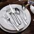 KEAWELL Premium 4-Piece Louis Spoon Set, 18/10 Stainless Steel, Set of 4, Fine Spoon Set with Squared Edge, Dishwasher Safe, Smooth and Solid (6.4...