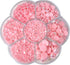 Chenkou Craft 3000PCS 1 Box Pink Round Flatback Imitation Half Pearls Bead Loose Beads Gem (Pink)...