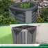 Air Conditioner Cover 28" X 28" All Seasons AC Covers for Outside Unit Includes Bungee Cords AC Compressor Condenser Top Cover Solid Black...