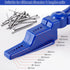 2 Pcs Nail Holder for Hammering, Plastic Pliers, Finger Safe for Hammer Nails in Slip Joint Pliers, Finishing Nails Pliers Keeps Fingers Safe, Bas...