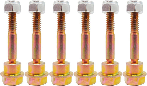6 Pack 580790401 Shear Bolts Kit Replaces Husqvarna 588077502, 539976978, 595086601 Snow Throwers...