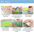 CHWGLFGG 4 Pack Diamond Painting Kits for Adults Beginners,DIY 5D Beach Landscape Diamond Art Kits,Round Full Drill Seaside Sunset Scenery Gem Art...