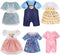 Girl Doll Clothes and Accessories Gift - 8 pcs Alive-Baby Doll Clothes Dress Outfits for 12 Inch Dolls, 6 Complete Sets Clothing of Dresses Cloak ...
