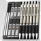 Nicpro 0.9 mm Art Mechanical Pencils Set in Gift Case, 6 PCS Metal Drafting Pencil 0.9mm with 6 Tube HB Lead Refills & 18 PCS Eraser Refills for A...