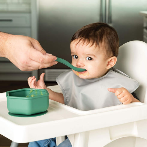 Tiny Twinkle Silicone Suction Bowl with Lid for Baby and Toddler - 100% Silicone - BPA Free - Microwave Safe - Suction Bowls For Baby, Snack Conta...