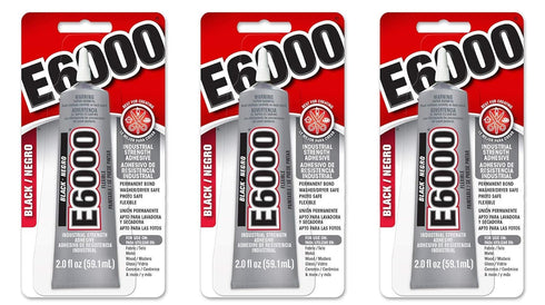 E6000 237039 Multipurpose Adhesive, Black, 2 oz (?hree P?ck)...