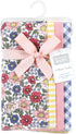 Hudson Baby Unisex Baby Cotton Flannel Burp Cloths, Pink Blue Pretty Floral 4 Pack, One Size...