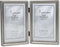 Lawrence Frames Bead Border Design, 4x6 Double, Pewter...
