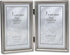 Lawrence Frames Bead Border Design, 4x6 Double, Pewter...