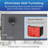 for Apple TV (Black and Dark Gray Apple TV Mount Plus Black Case)...