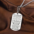 YEEQIN Granddaughter Necklace Love Granddaughter Dog Tag Believe Inspirational Gifts From Grandma Grandmother To Granddaughter Birthday Graduation...