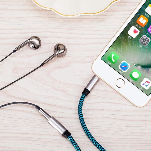 AUX Extension Cable 25FT 3.5mm Male to Female Stereo Audio Extension Cable Headphone Extension Cable Compatible for iPhone, iPad, Smartphones, Tab...