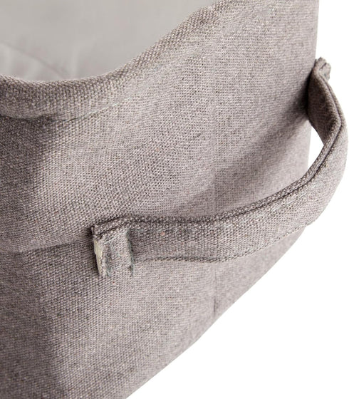 Juvale Toilet Paper Storage Basket for Bathroom Organizing, Rectangular Bin for Fabric Storage, Counter (Gray, 16 x 6 x 5.5 In)...