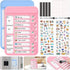 Audab 2Pcs Dry Erase Chore Chart for Kids, Magnetic Checklist Board, My Chores Slider Chart to Do List Board, Routine Chart Schedule Board Task Tr...