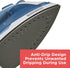 BLACK+DECKER Easy Steam Compact Iron for Clothes, Automatic Shutoff, Nonstick Plate, Light Weight, 1200 Watts...