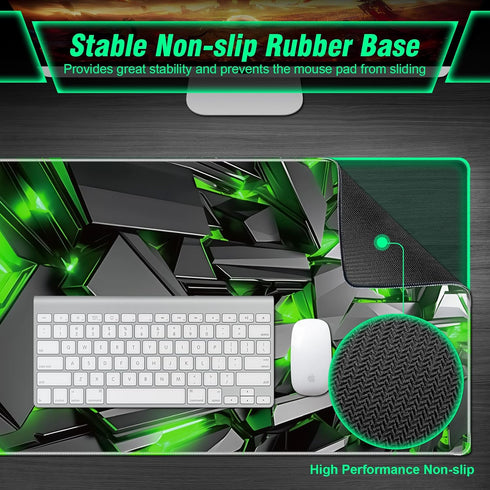 XXL Mouse Pad Gaming - Cool Design Technology Style Full Desk Gaming Mouse Pad Large - Premium Professional Gaming Mouse Pad for Optimal Control -...