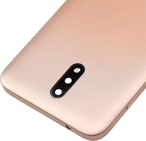 Gold Plastic Back Panel Cover Replacement for Nokia 2.3 with Volume Button Power Button Rear Camera Frame Rear Camera's Lens and Installation Inst...