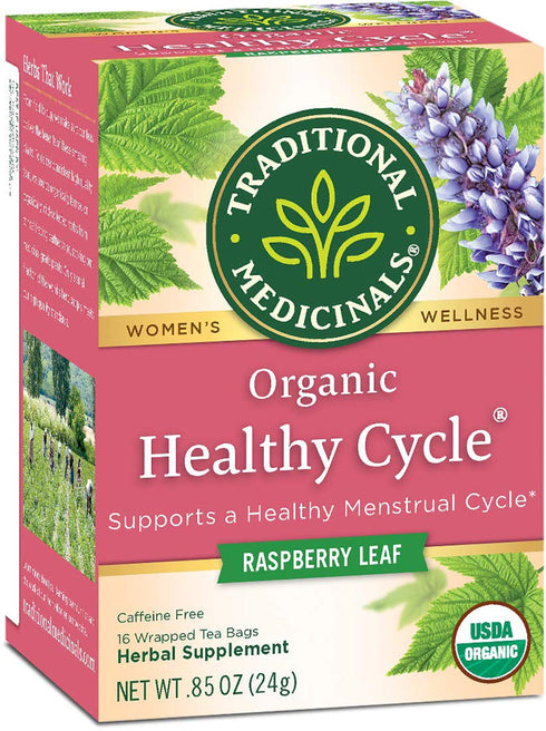 Traditional Medicinals Healthy Cycle, 16 Wrapped Tea Bags, 0.85 oz...