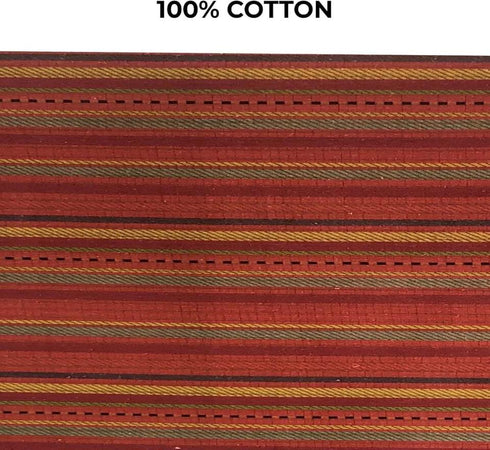 Kitchen Dish Towels, 100% Natural Cotton Mexican Fiesta Talavera Floral Striped Prints, Set of 3 Multi-Purpose Multi-Color Colorful Unique Dishclo...