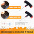 Vehiclex Tire Plug Repair Kit for Car, Motorcycle, ATV, Tractor, Lawn Mover - Essential Tire Repair Kit for Flat Tire Punctures Repair...