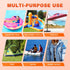 Vinyl Pool Patch Repair Kit, 30 Pieces Self Adhesive Vinyl Inflatable Waterproof TPU Repair Patches for Inflatable Toys Swimming Pool, Tent, Canva...
