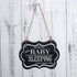 WINOMO Baby Sleeping Sign shhh BABY SLEEPING Please Knock Softly Wood Decorative Sign Nursery Hanging Plaque Baby Door Cot Sign...