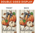 Fall Pumpkin Garden Flag Double Sided for Outside, Autumn Thanksgiving Small Seasonal Decoration Yard Flag 12x18 Inch...
