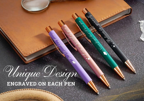 InnoBeta Daughter Gifts, Ballpoint Pen Set of 4, Gift Ideas for Daughter on Birthday, Christmas...