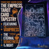 The Empress Tarot Card Tapestry (Black & White) - Female Vampire - Gothic Halloween Home Decor Wall Hanging (60" x 50")...