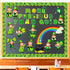 64 Pcs St. Patrick's Day Bulletin Board Decoration St. Patrick's Day Bulletin Board Cutout Lucky Shamrock Bulletin Board Border for Irish Clover C...