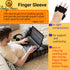 BodyMoves 2 Finger Splints Plus 10 Sleeves (12 pc Set, Aqua Blue)...